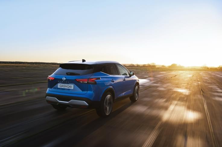 Nissan Qashqai rear quarter track Nissan Qashqai rear quarter track